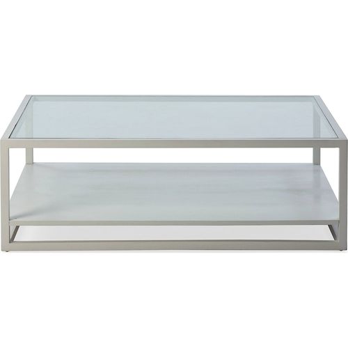 Table Basse Verre Et Bois De Cèdre Gris Voilé Design Moderne