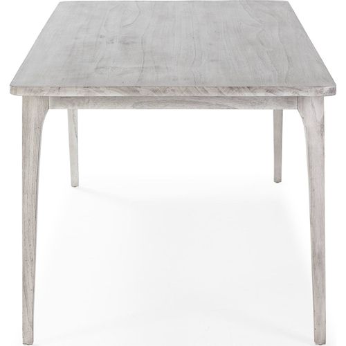 Table De Salle à Manger Bois De Cèdre Gris Voilé Élégance Intemporelle