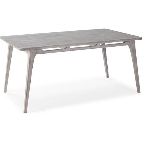 Table De Salle à Manger Bois De Cèdre Gris Voilé Patine Élégante