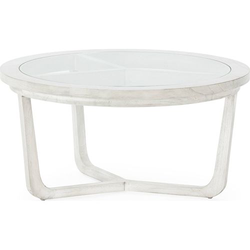 Table Basse En Bois De Cèdre Et Verre Finition Gris Voilé