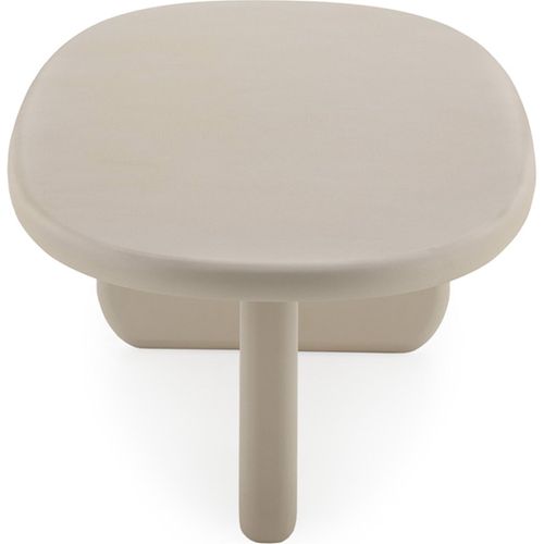 Table Basse Taupe Design Effet Pierre Pour Salon Contemporain