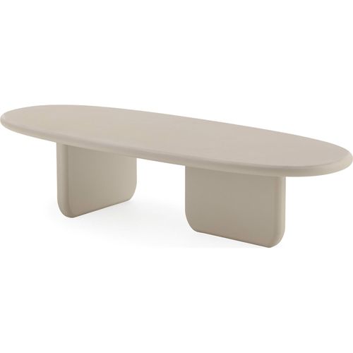 Table Basse Taupe Design Effet Pierre Pour Salon Contemporain