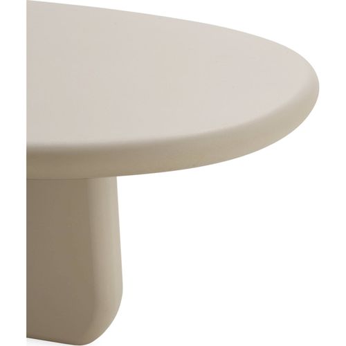 Table Basse Taupe Design Effet Pierre Pour Salon Contemporain