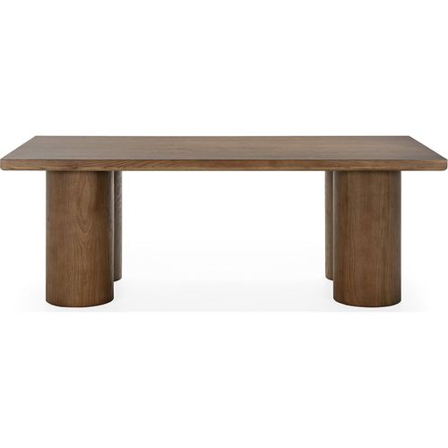 Table Salle à Manger Noyer Chêne Design Contemporain Élégant