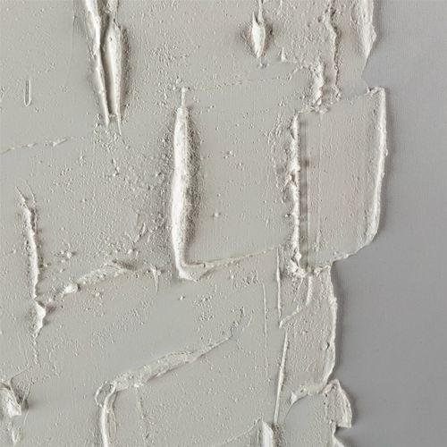 Toile Abstraite Blanc Noir Effet Relief Moderne Élégant