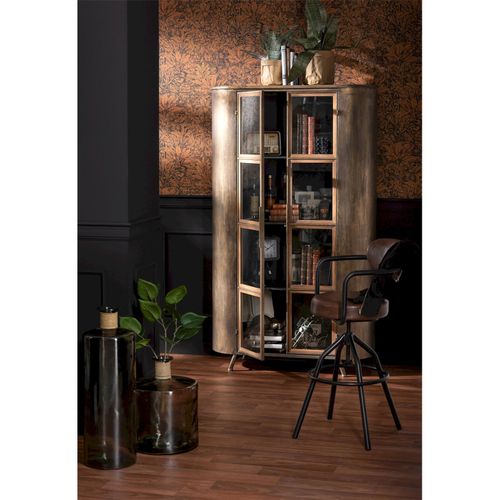 Vase Safari En Verre Marron Clair Style Ethnique Élégant