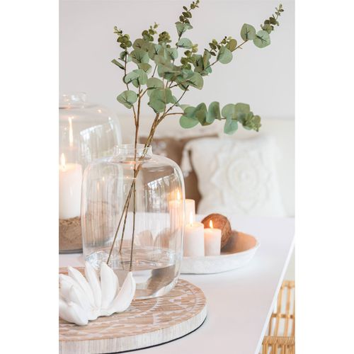 Vase En Verre Transparent Design Épuré Pour Une Touche Élégante