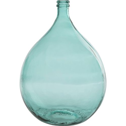 Vase Décoratif En Verre Aqua Bleu Pour Intérieur Élégant
