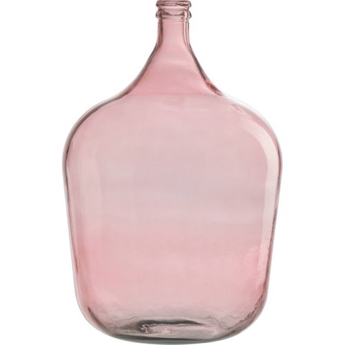 Vase Bouteille En Verre Rose Décoratif Style Terra