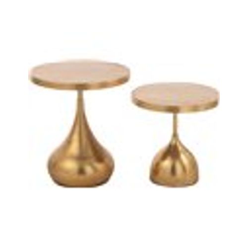 Console Dorée En Métal Et Verre Design Lignes Épurées