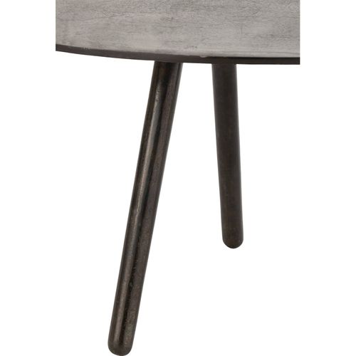 Table Basse Goutte Métal Noir Design Contemporain Pour Salon