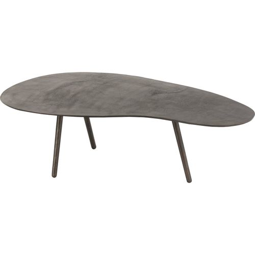 Table Basse Goutte Métal Noir Élégance Moderne Salon