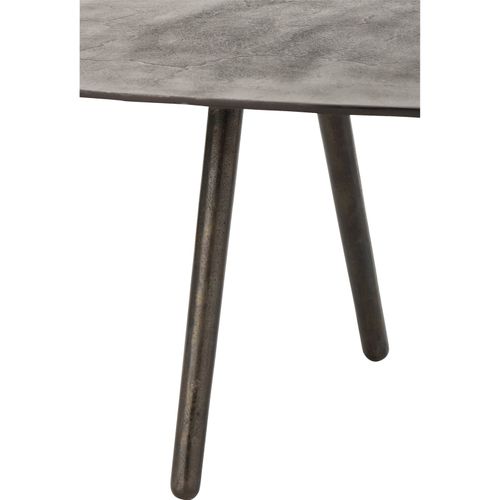 Table Basse Goutte Métal Noir Élégance Moderne Salon