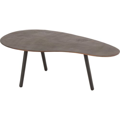 Table De Salon Goutte En Métal Marron Design Contemporain