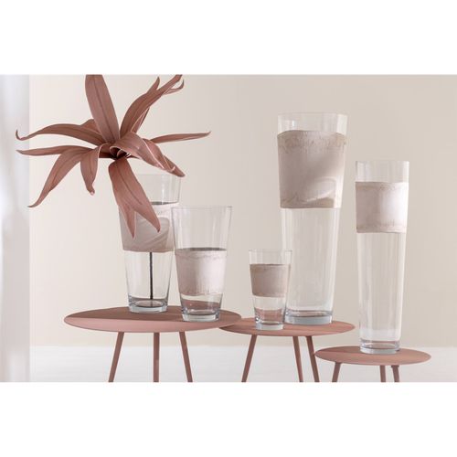 Table Gigogne Acier Rose Poudré Design Pour Salon Moderne