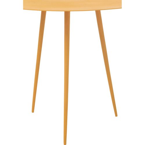 Table Gigogne Acier Ocre Élégance Jaune Design Contemporain