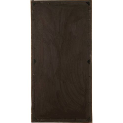 Miroir Mural Rectangulaire En Bois Marron Style Authentique