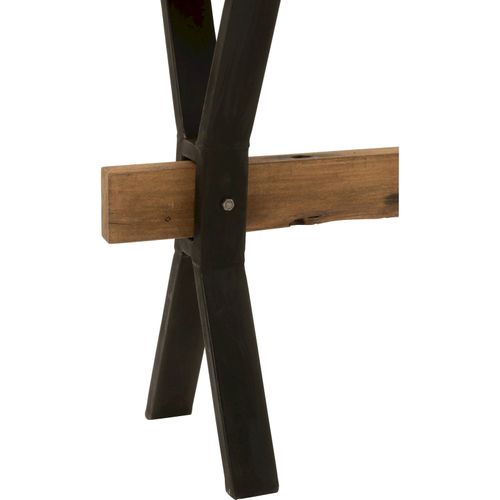 Console Bois Marron Vieilli Charme Authentique Pour Entrée Élégante