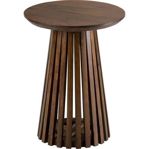 Table D'appoint Bois Marron Style Contemporain Élégance Naturelle