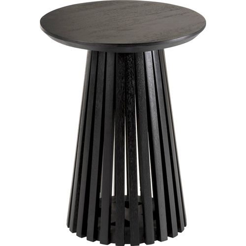 Table D'appoint Bois Noir Design Contemporain Pour Salon Élégant