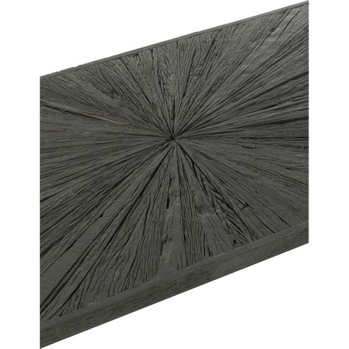 Table Basse Design Bois Noir Et Structure Fer Style Industriel