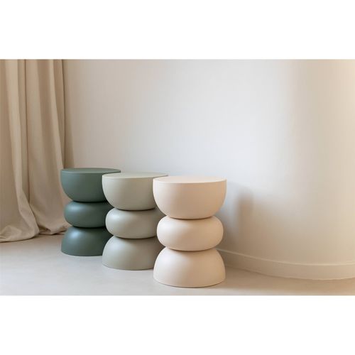 Table D'appoint En Métal Vert Design Moderne Pour Salon