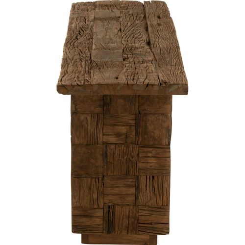 Console En Bois Naturel Style Authentique Pour Entrée Élégante