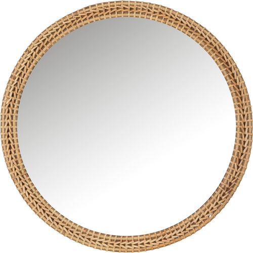 Miroir Rond Bois Naturel Style Scandinave Pour Une Déco Chaleureuse