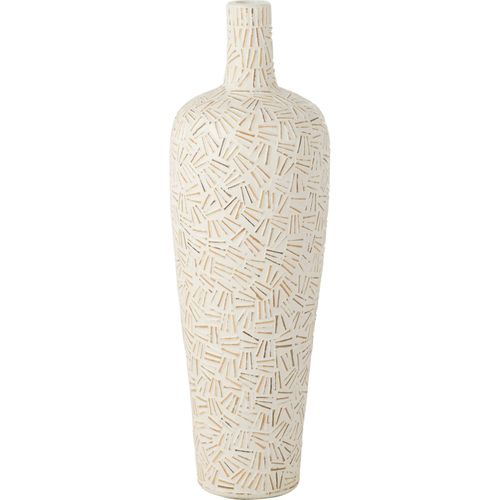Vase Blanc En Ciment Style Contemporain Pour Une Touche Élégante
