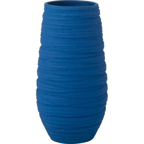 Vase Céramique Bleu Élégant Pour Décoration Intérieure Raffinée