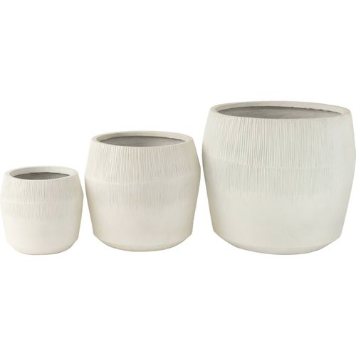 Cachepot En Argile Blanc Élégant Pour Une Touche Naturelle