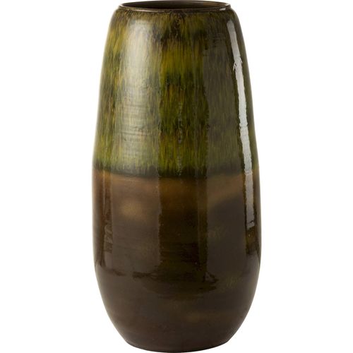 Vase Olive En Céramique Vert Élégant Pour Une Déco Raffinée