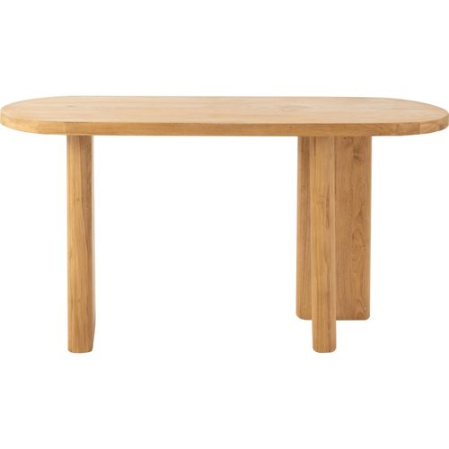 Table En Bois Naturel Élégante Pour Salon Ou Entrée