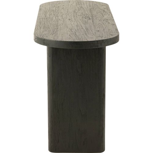 Table Console Bois Noir Élégance Moderne Pour Salon Ou Entrée