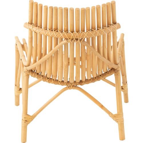 Chaise En Rotin Naturel Esprit Bohème Assise Confortable