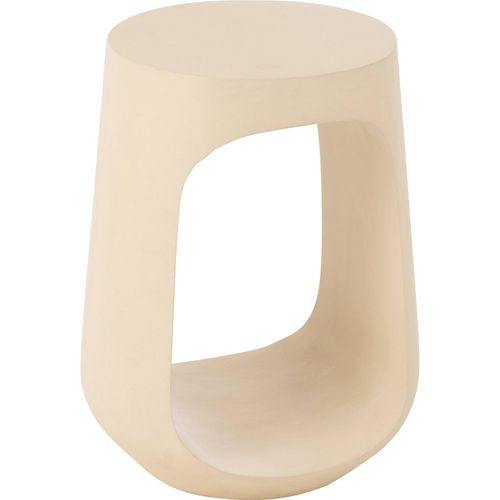 Table D'appoint En Bois De Manguier Beige Style Contemporain