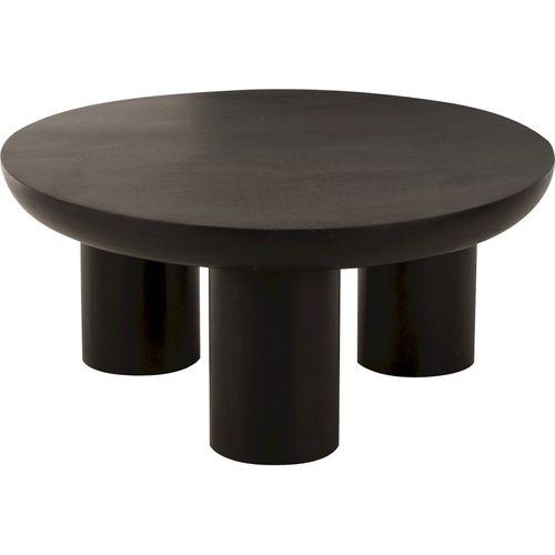 Table Basse Design Trio Bois Noir Élégance Contemporaine