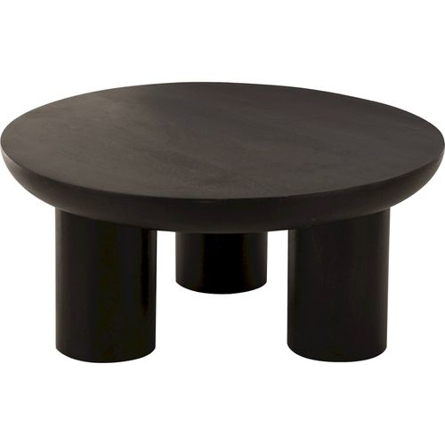 Table Basse Design Trio Bois Noir Élégance Contemporaine