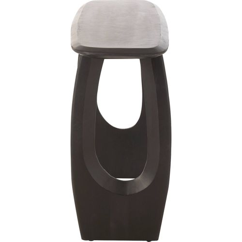 Console En Bois De Manguier Noir Élégance Contemporaine