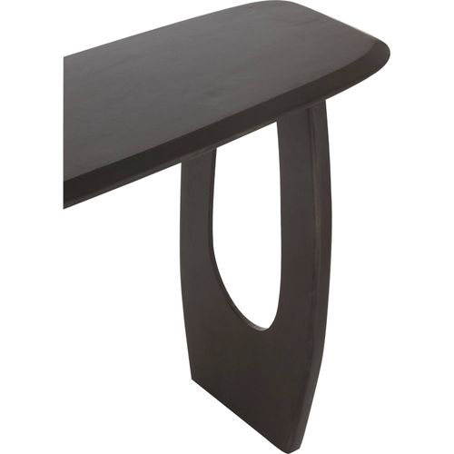 Console En Bois De Manguier Noir Élégance Contemporaine