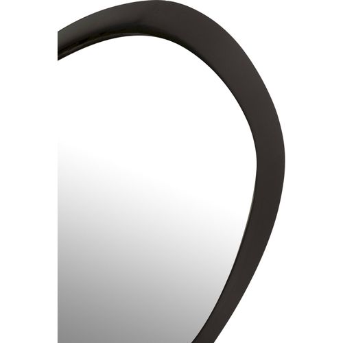 Miroir Mural Rond Noir Design Métal Pour Décoration Moderne