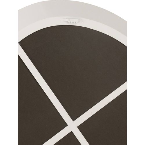 Miroir Mural Blanc Design En Métal Et Verre Forme Organique