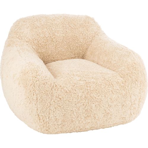 Fauteuil Cocooning Shearl Crème Confort Absolu Pour Salon