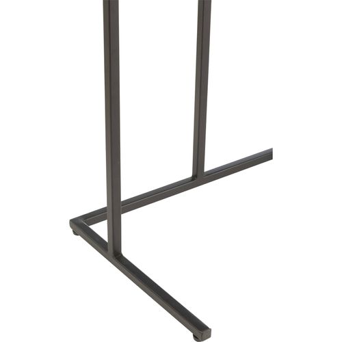 Table Rectangulaire Fer Et Bois De Manguier Brun Noir Design Industriel