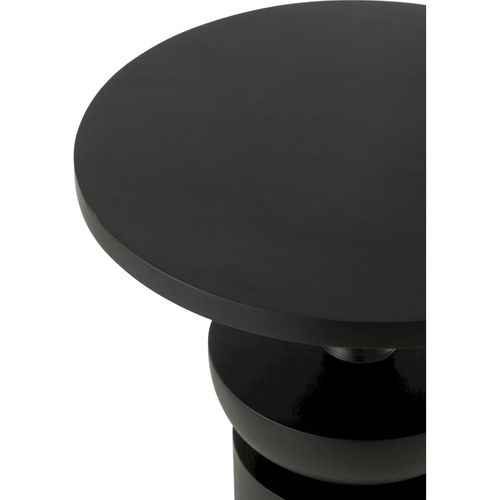 Table D'appoint En Bois De Manguier Noir Design Sculptural
