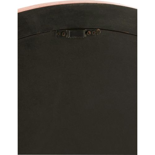 Miroir Rond Bois Multicolore Esprit Artisanal Indien Élégant