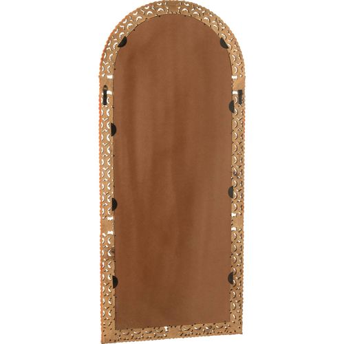 Miroir Sculpté Bois Exotique Multicolore Style Mumbai Élégant