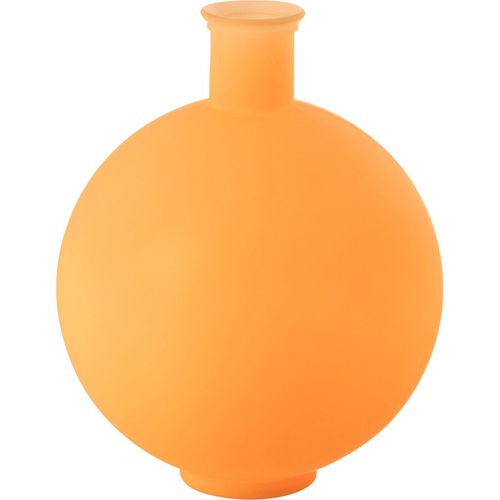 Vase Boule En Verre Orange Néon Ambiance Moderne Et Lumineuse