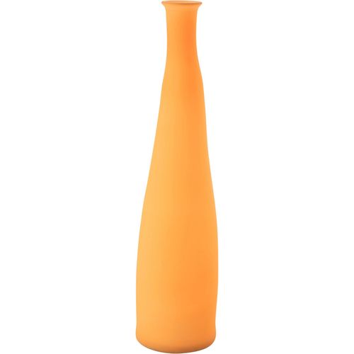 Vase Bouteille En Verre Orange Néon Déco Moderne
