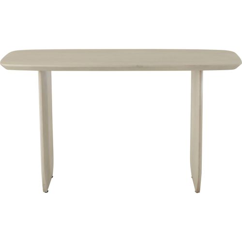 Console En Bois D'acacia Blanc Élégance Naturelle Pour Entrée